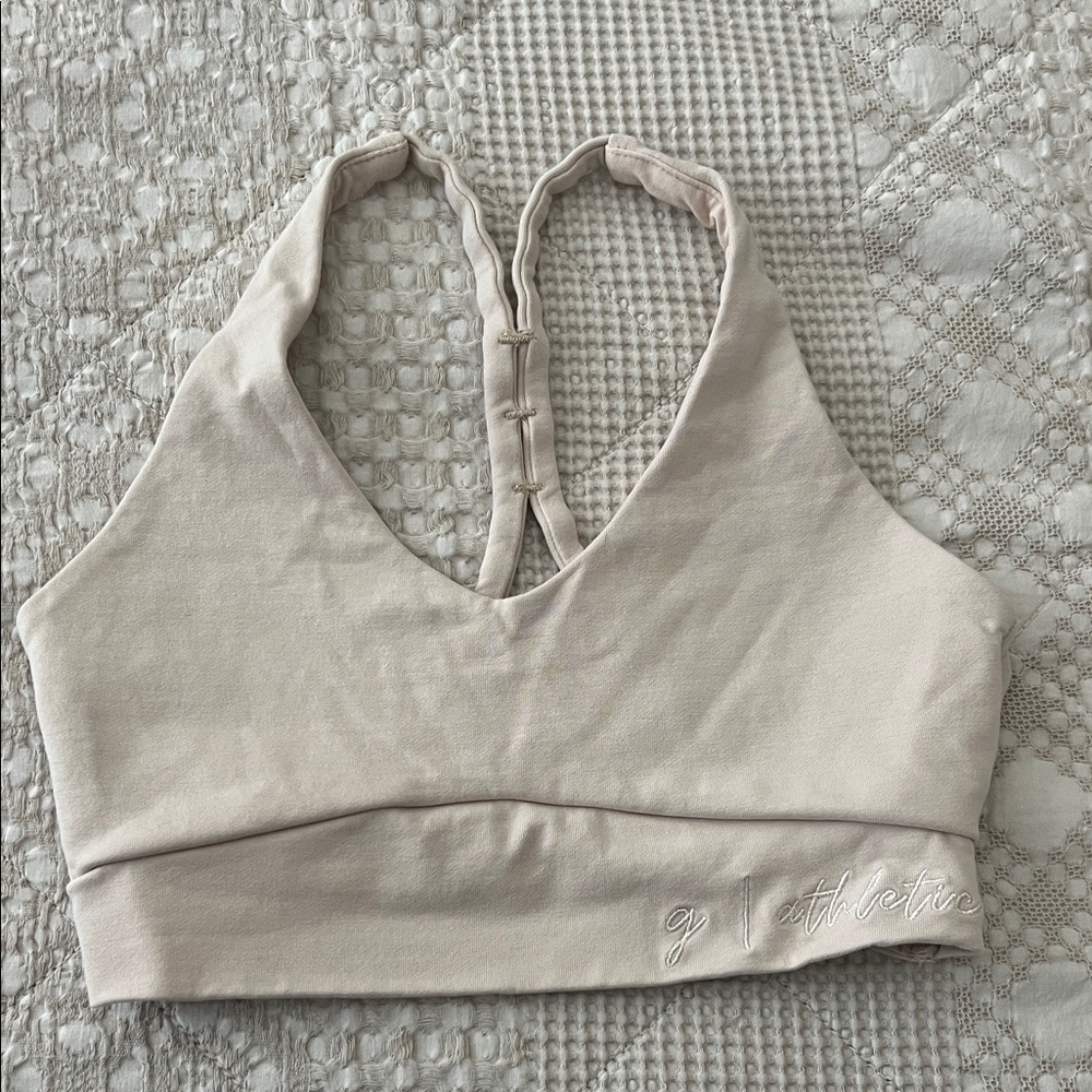 Beige Sports Bra